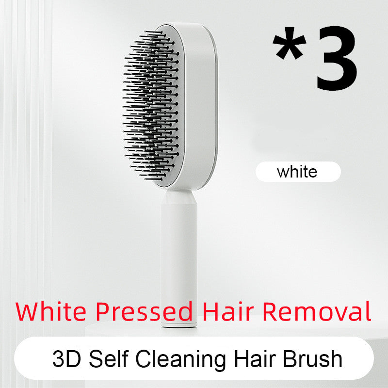 Self-Cleaning Detangling Hair Brush