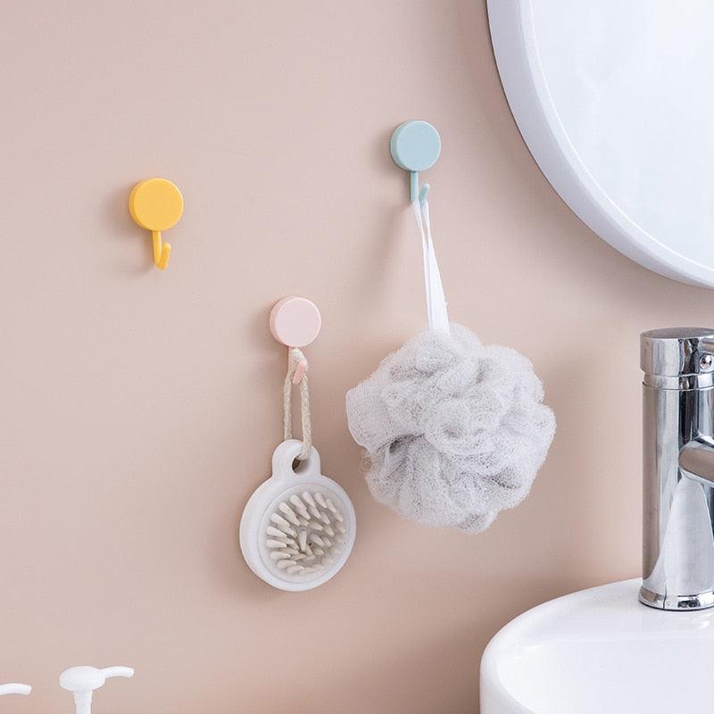 Self-Adhesive Wall Hooks (10-Pack)