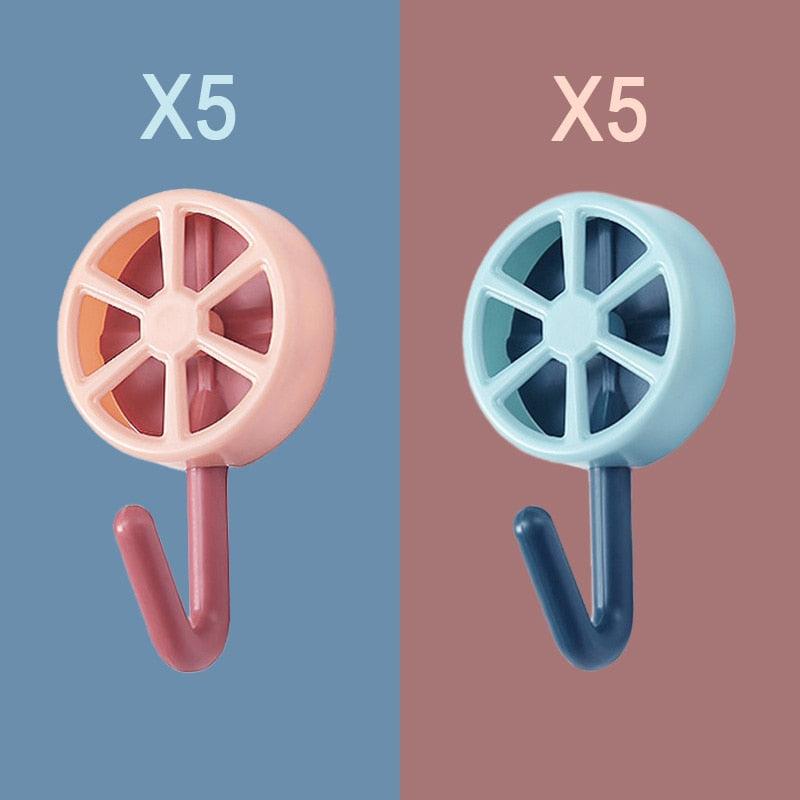 Self-Adhesive Wall Hooks (10-Pack)