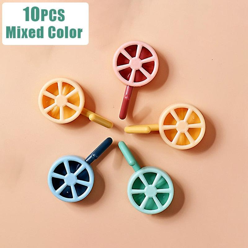 Self-Adhesive Wall Hooks (10-Pack)