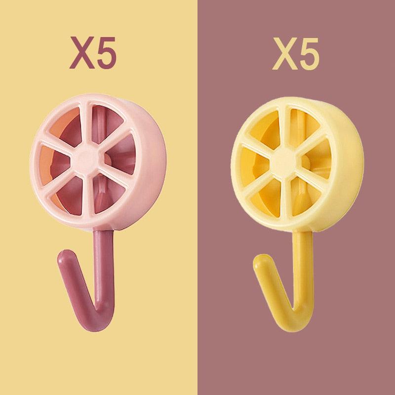 Self-Adhesive Wall Hooks (10-Pack)