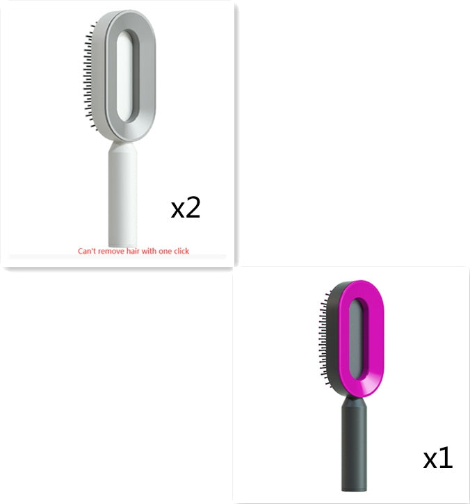 Self-Cleaning Detangling Hair Brush
