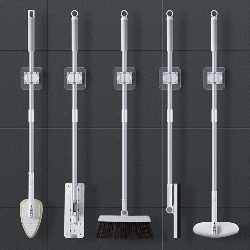 Wall-Mounted Mop & Broom Holder