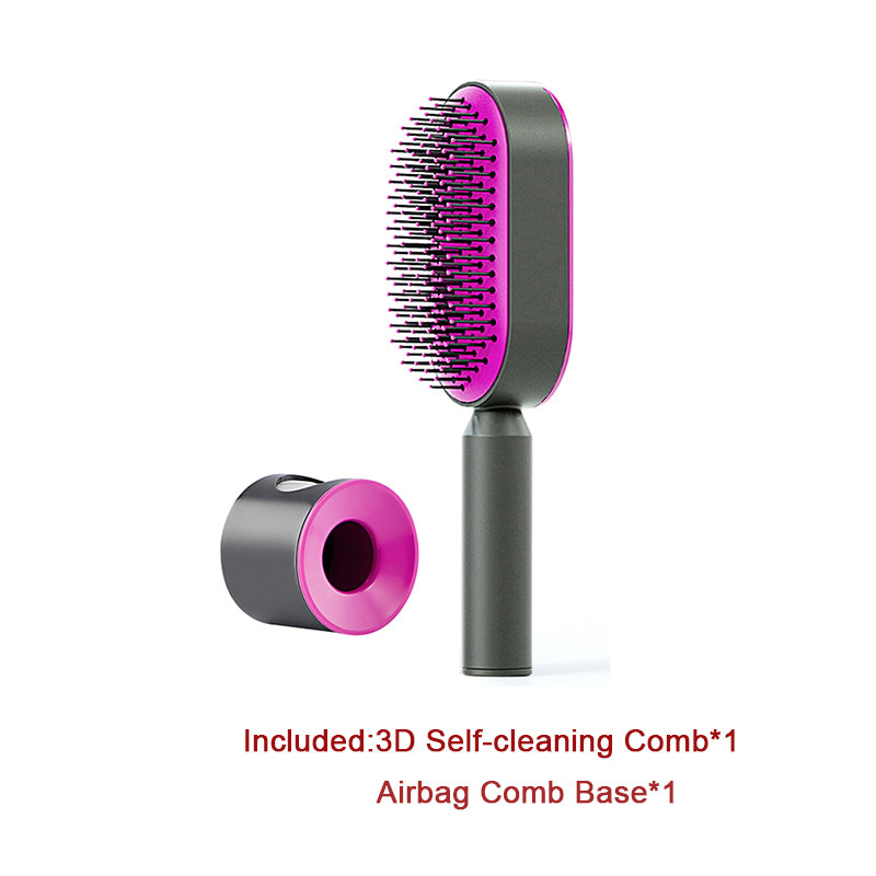 Self-Cleaning Detangling Hair Brush