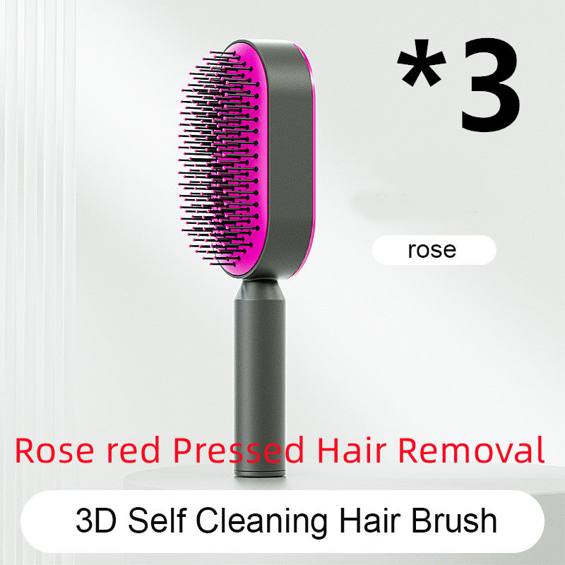 Self-Cleaning Detangling Hair Brush