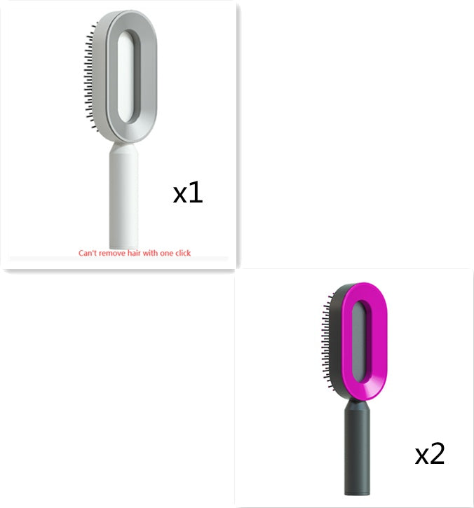 Self-Cleaning Detangling Hair Brush