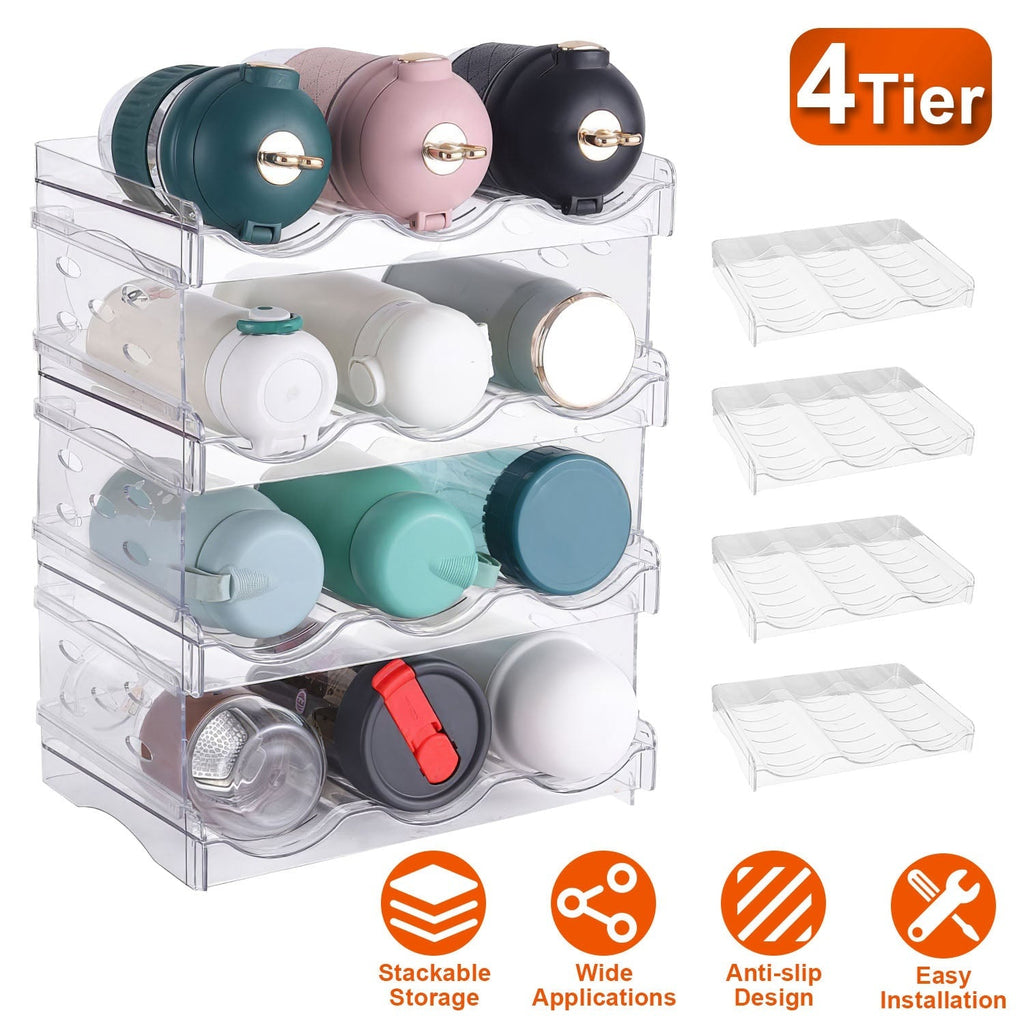 4-Tier Bottle Storage Organizer
