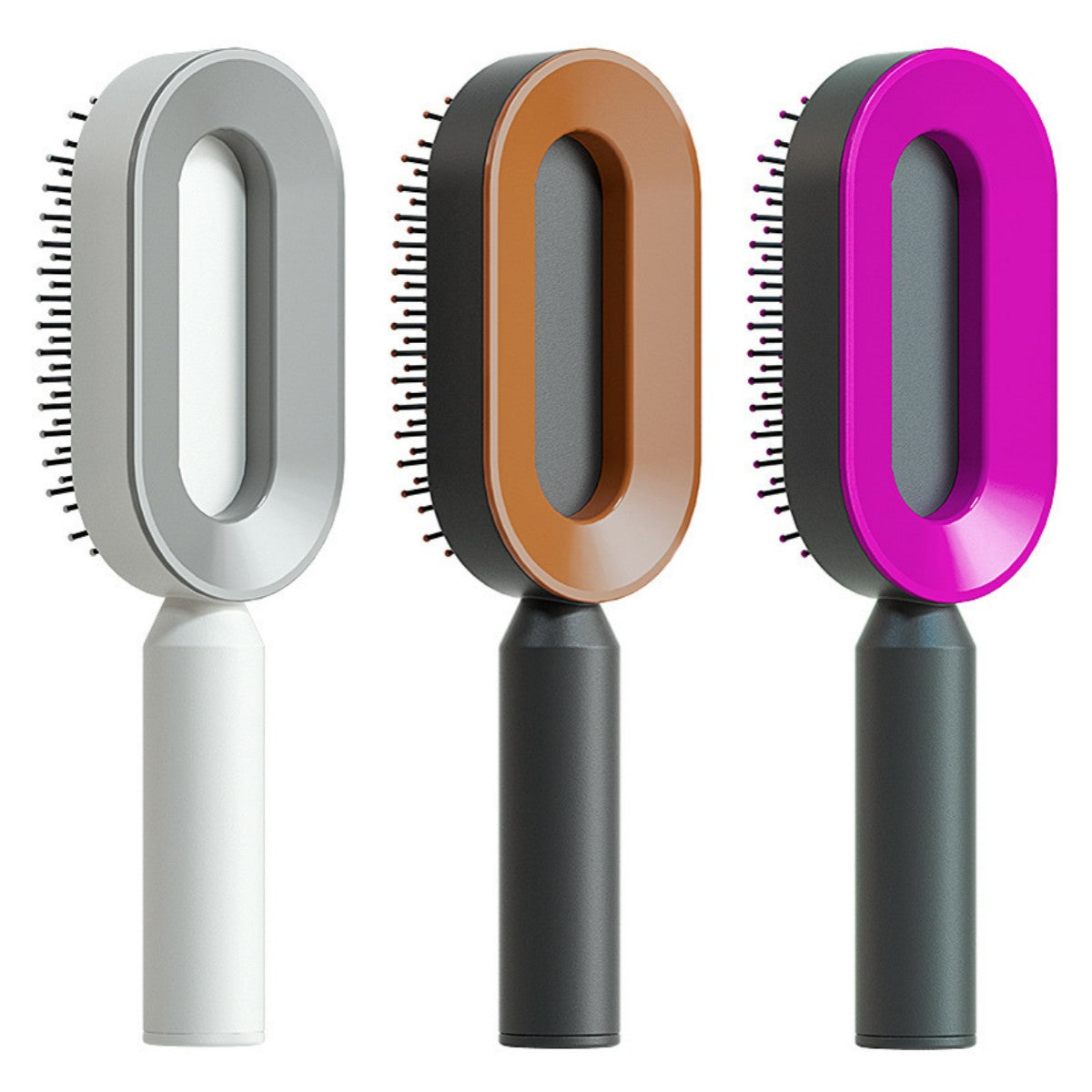 Self-Cleaning Detangling Hair Brush