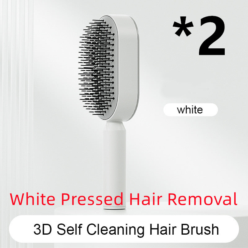 Self-Cleaning Detangling Hair Brush