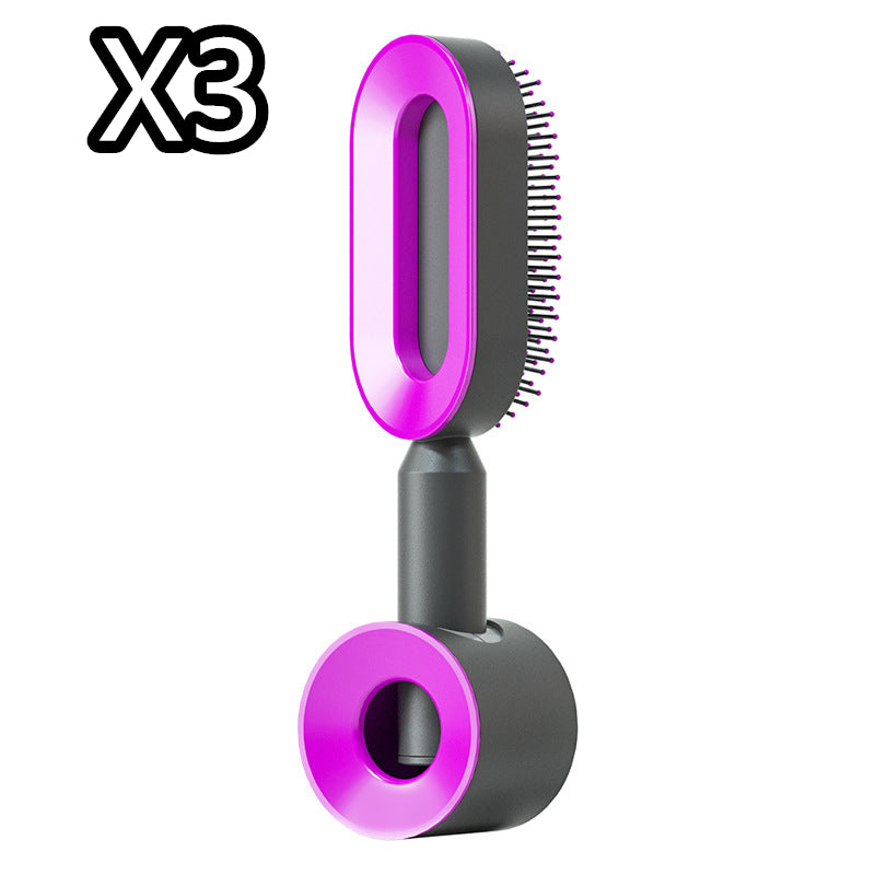 Self-Cleaning Detangling Hair Brush
