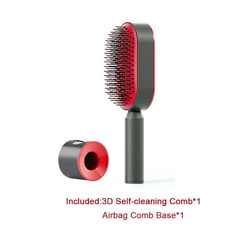 Self-Cleaning Detangling Hair Brush