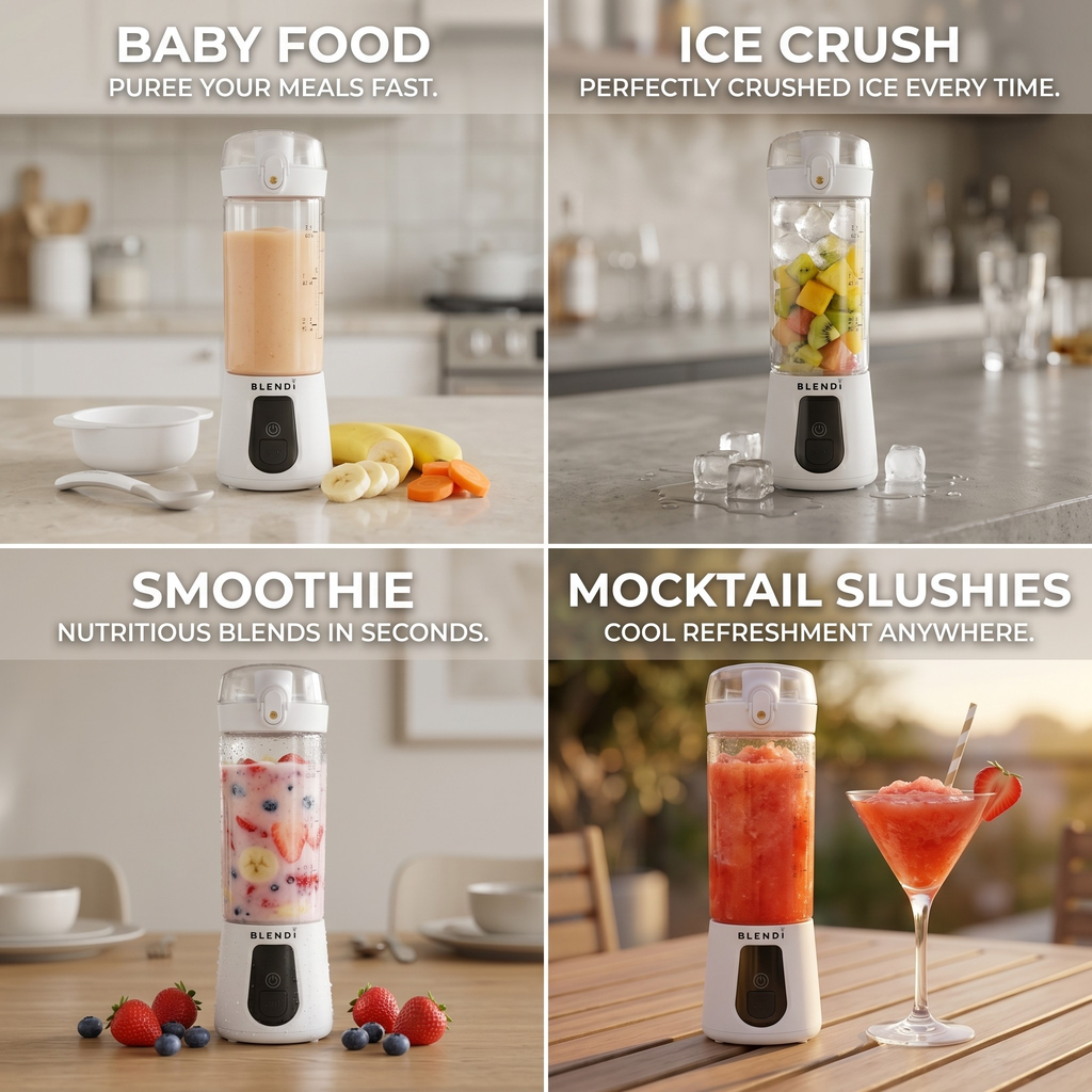 Pro+ Ice Crushing Portable Blender (17oz)