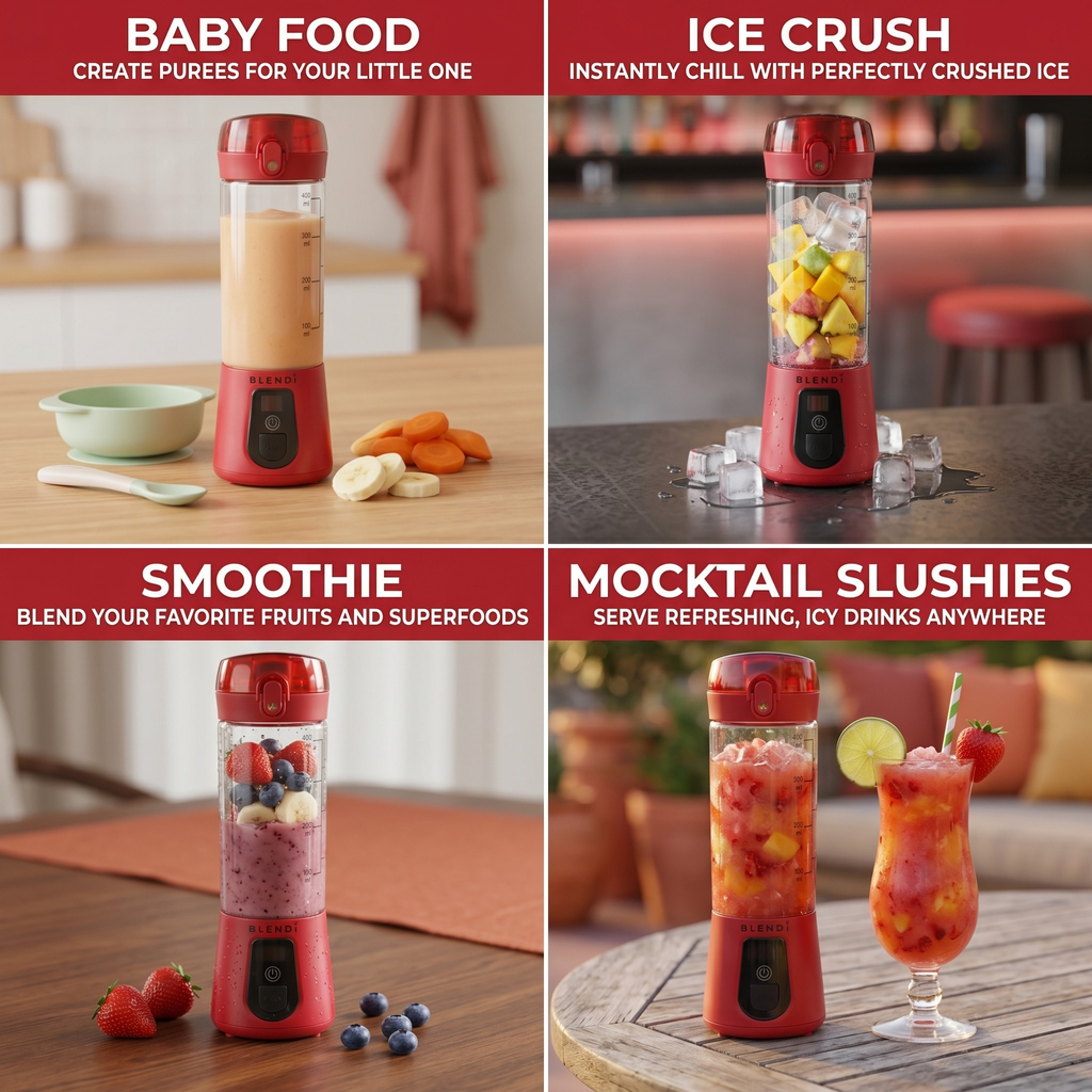 Pro+ Ice Crushing Portable Blender (17oz)