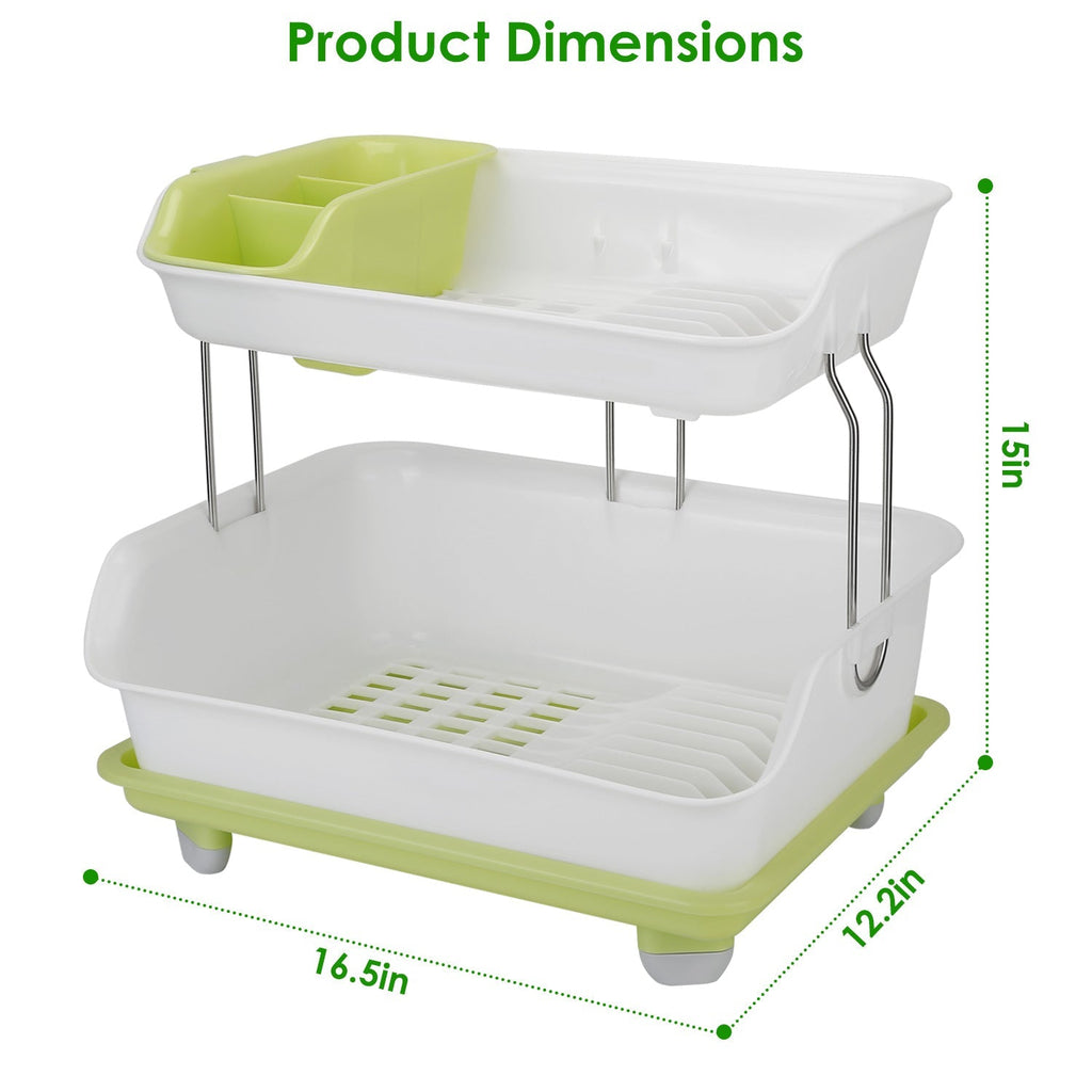 2-Tier Dish Drying Rack