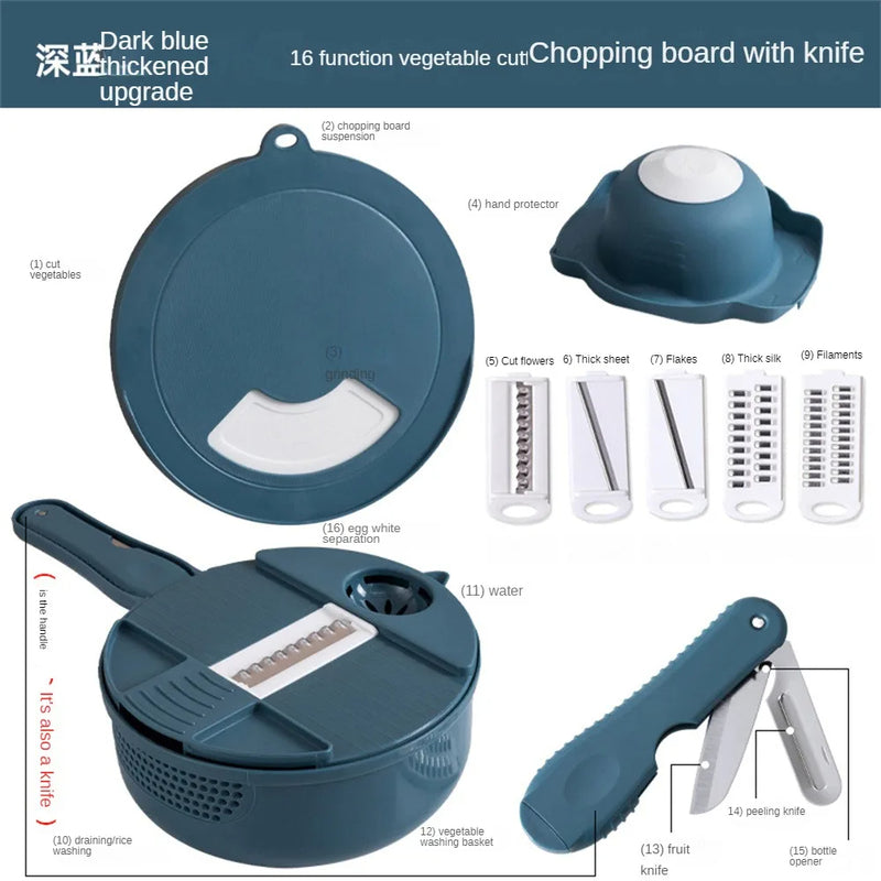 Multifunctional Vegetable Cutter & Shredder