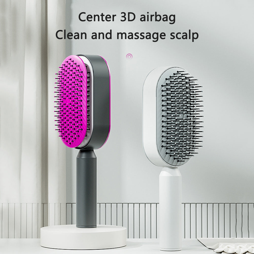 Self-Cleaning Detangling Hair Brush