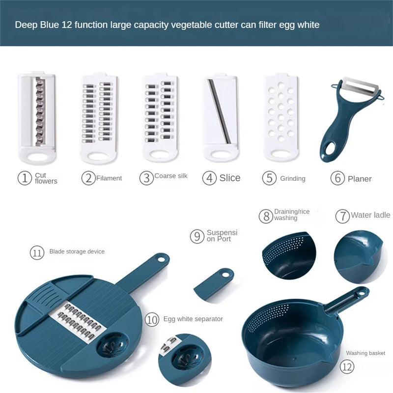 Multifunctional Vegetable Cutter & Shredder