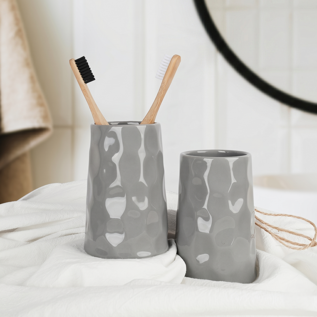 BosilunLife Nature-Inspired Bathroom Set (4-Piece)