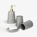 BosilunLife Nature-Inspired Bathroom Set (4-Piece)