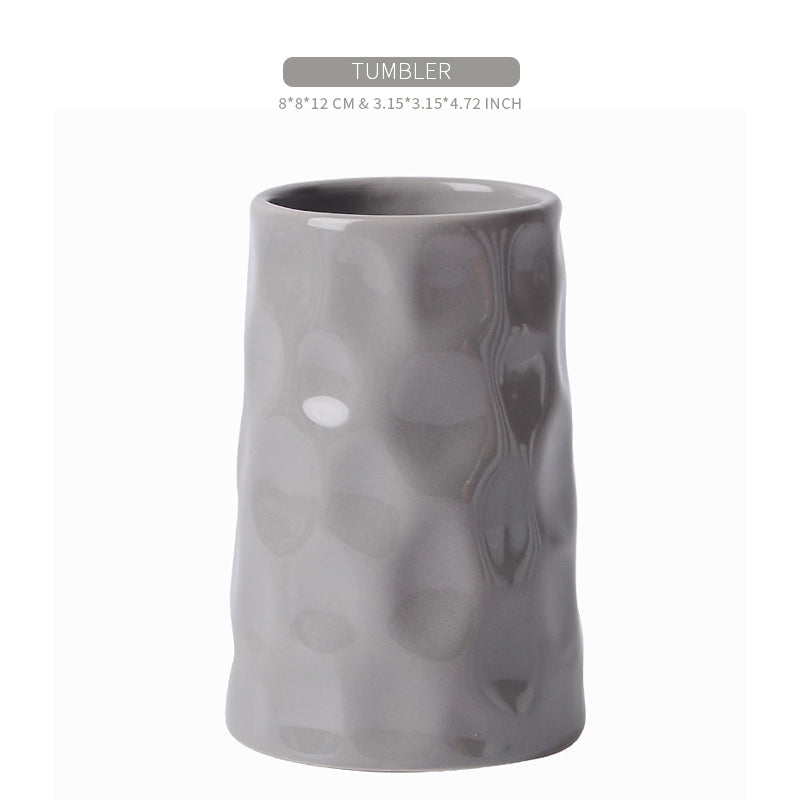 BosilunLife Nature-Inspired Bathroom Set (4-Piece)