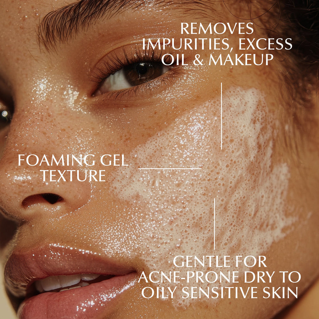 Oil-Free Foaming Face Wash for Acne-Prone Skin