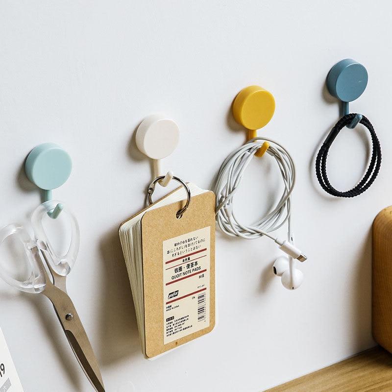 Self-Adhesive Wall Hooks (10-Pack)