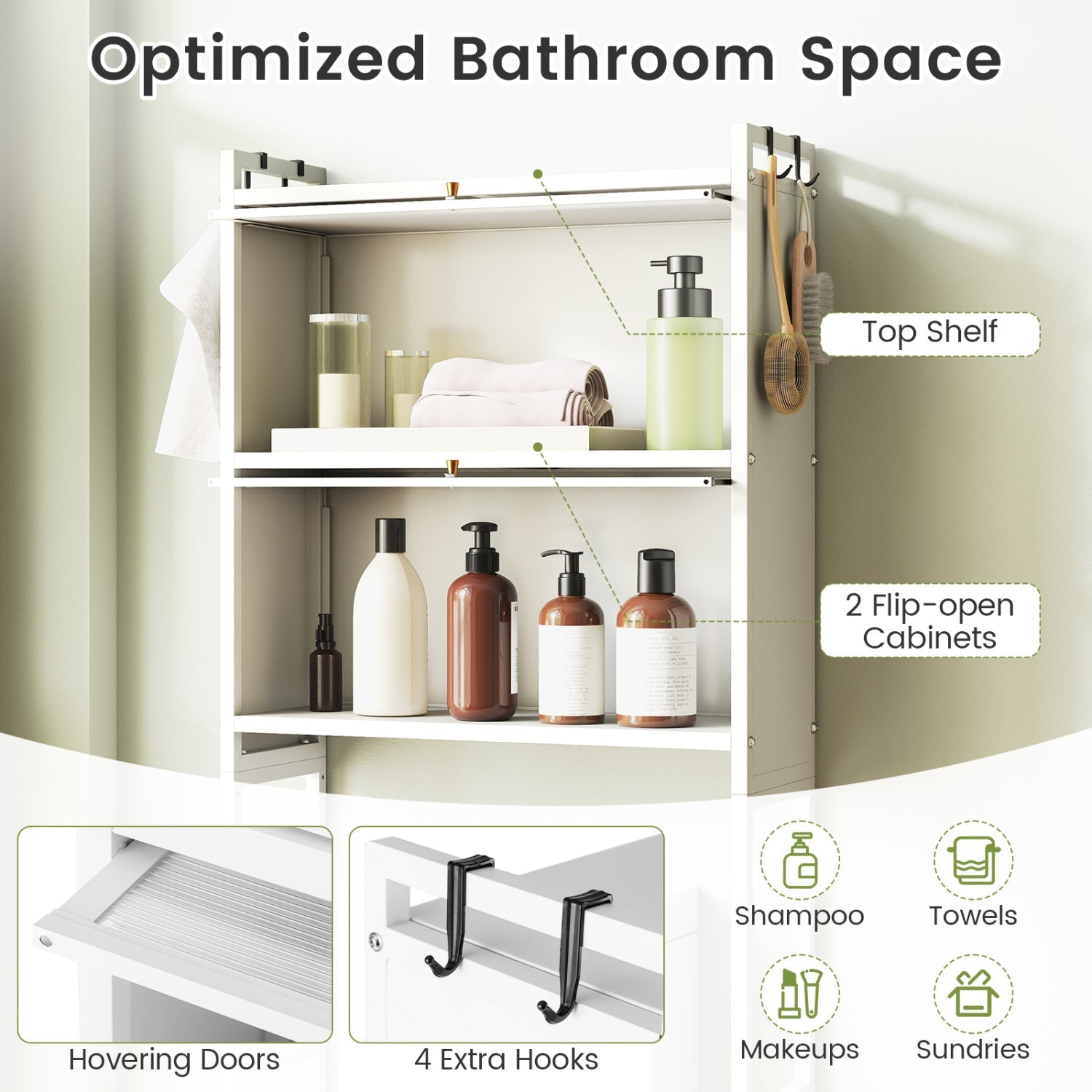 Over-the-Toilet Storage Cabinet