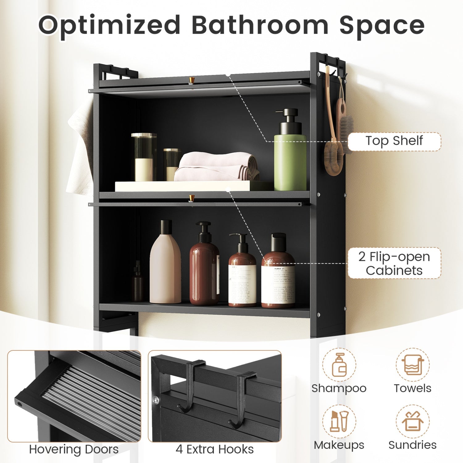 Over-the-Toilet Storage Cabinet