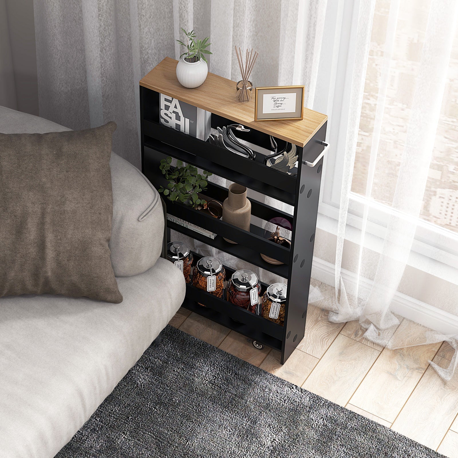 Rolling Slim Storage Cart