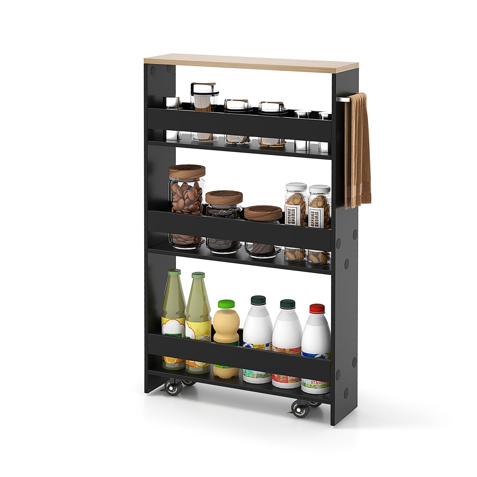 Rolling Slim Storage Cart