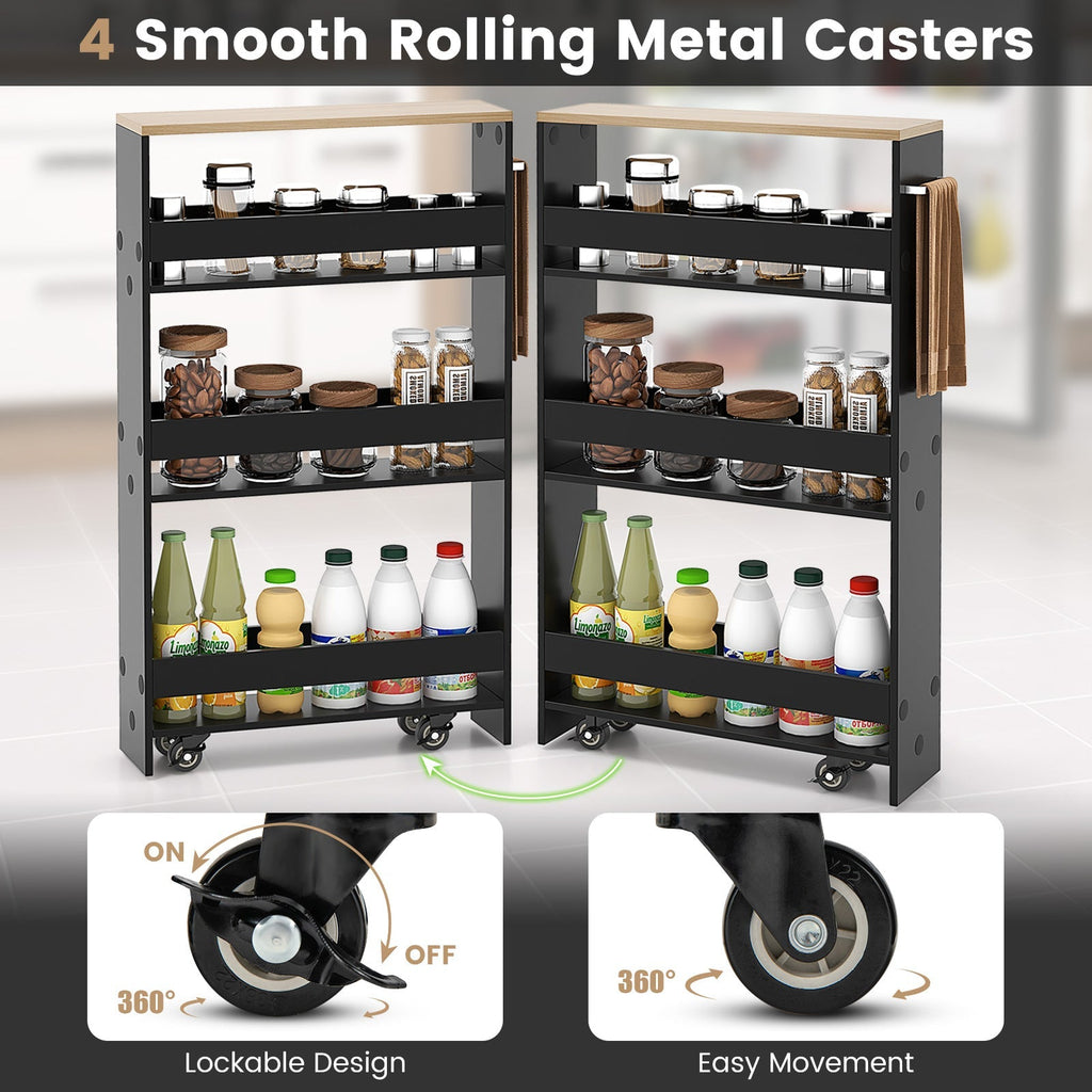 Rolling Slim Storage Cart