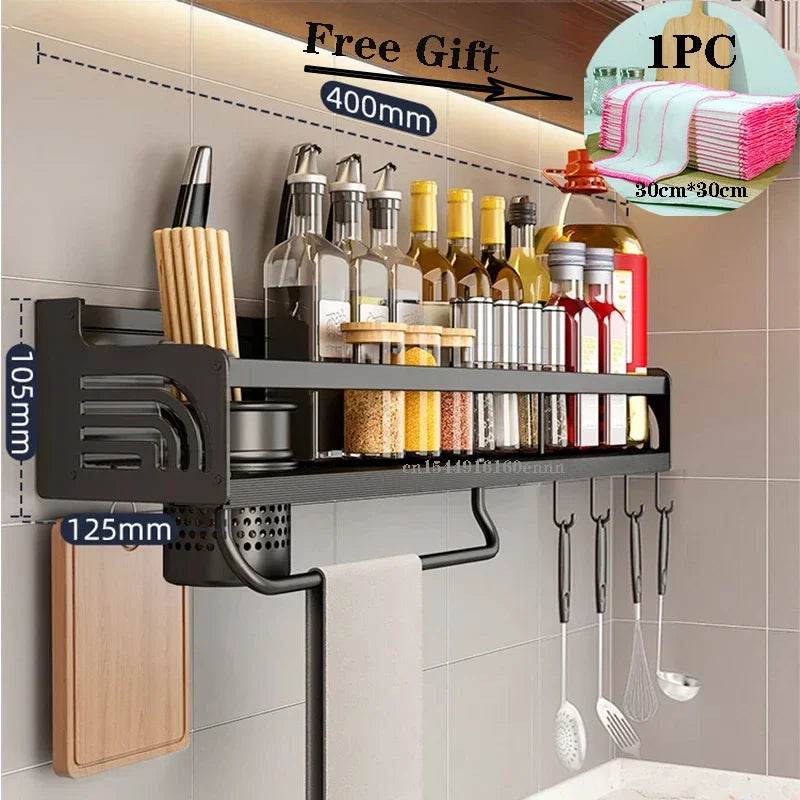 Wall-Mounted Spice Rack