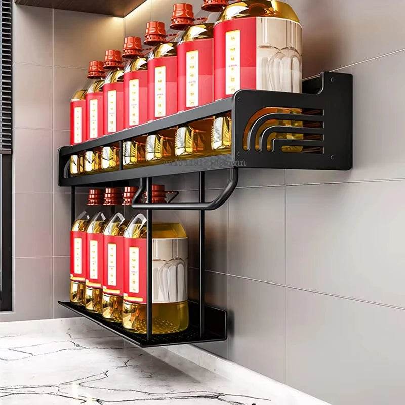Wall-Mounted Spice Rack