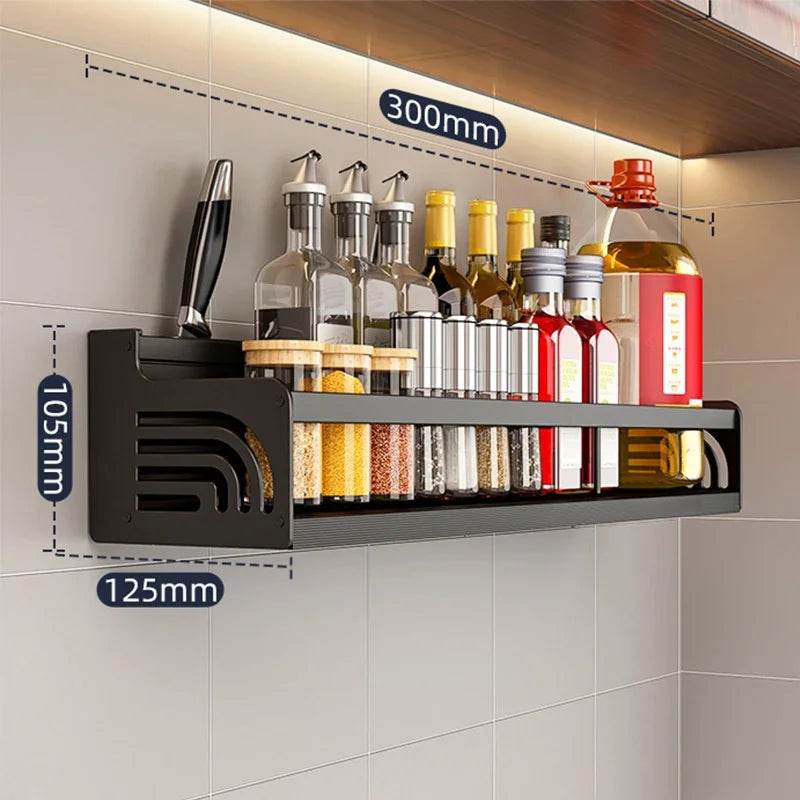 Wall-Mounted Spice Rack