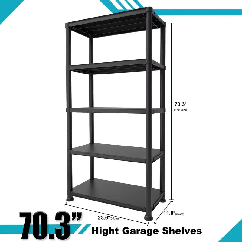 5-Layer Adjustable Storage Shelving Unit