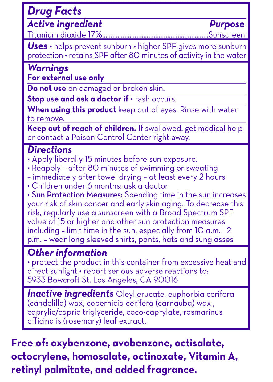 Super Sensitive Fragrance-Free SPF 30+ Sunscreen Stick