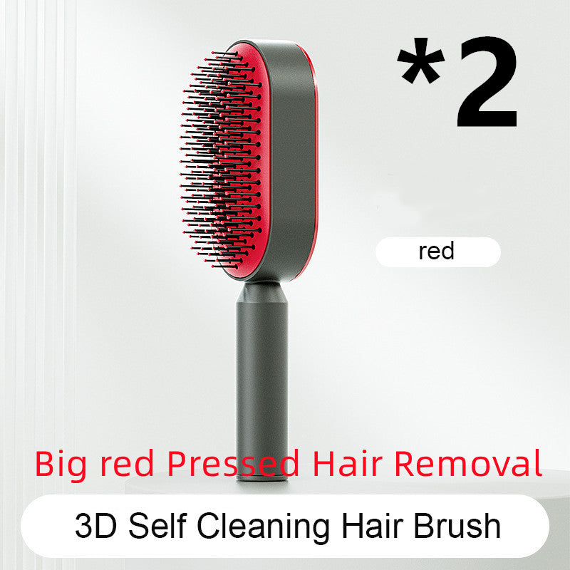 Self-Cleaning Detangling Hair Brush