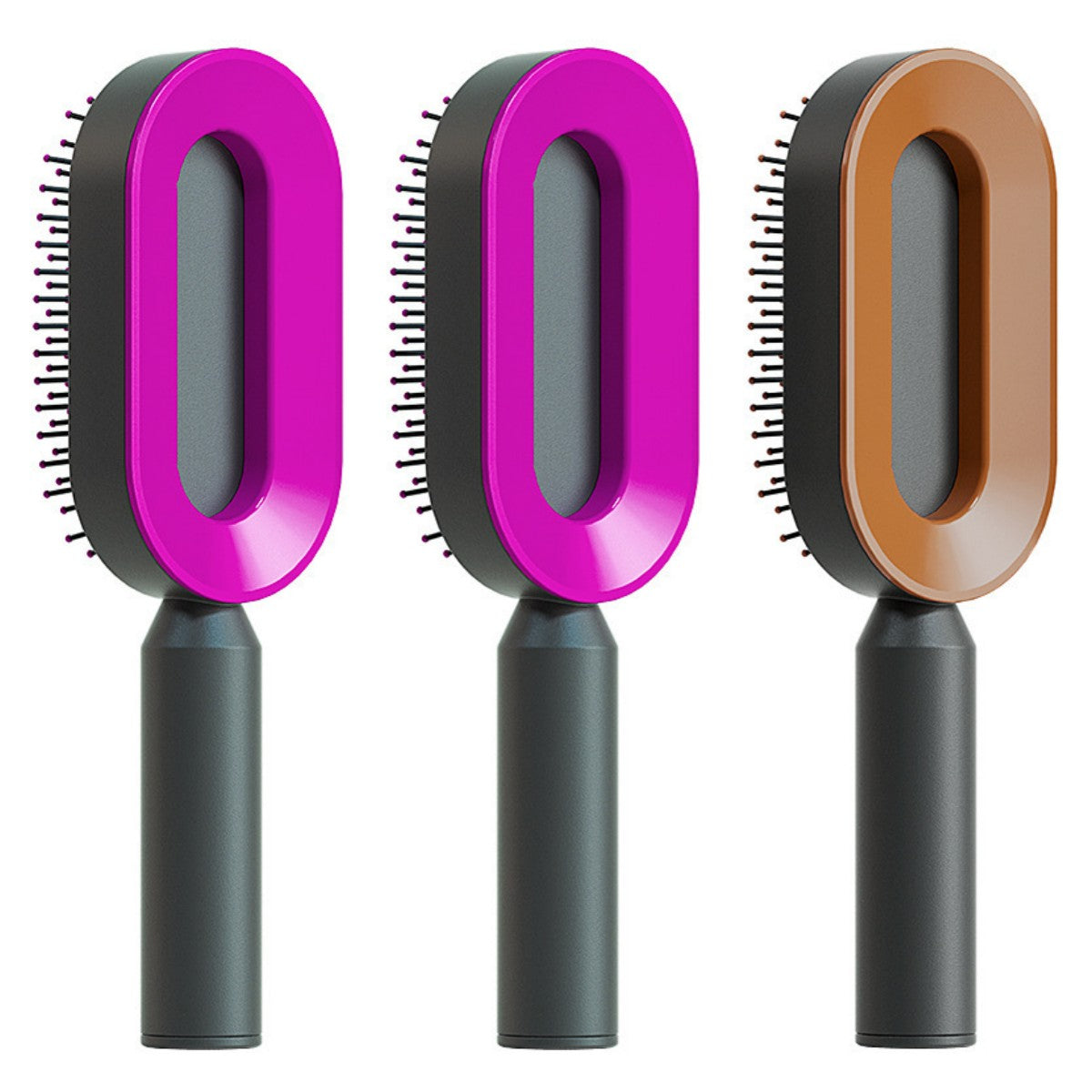 Self-Cleaning Detangling Hair Brush