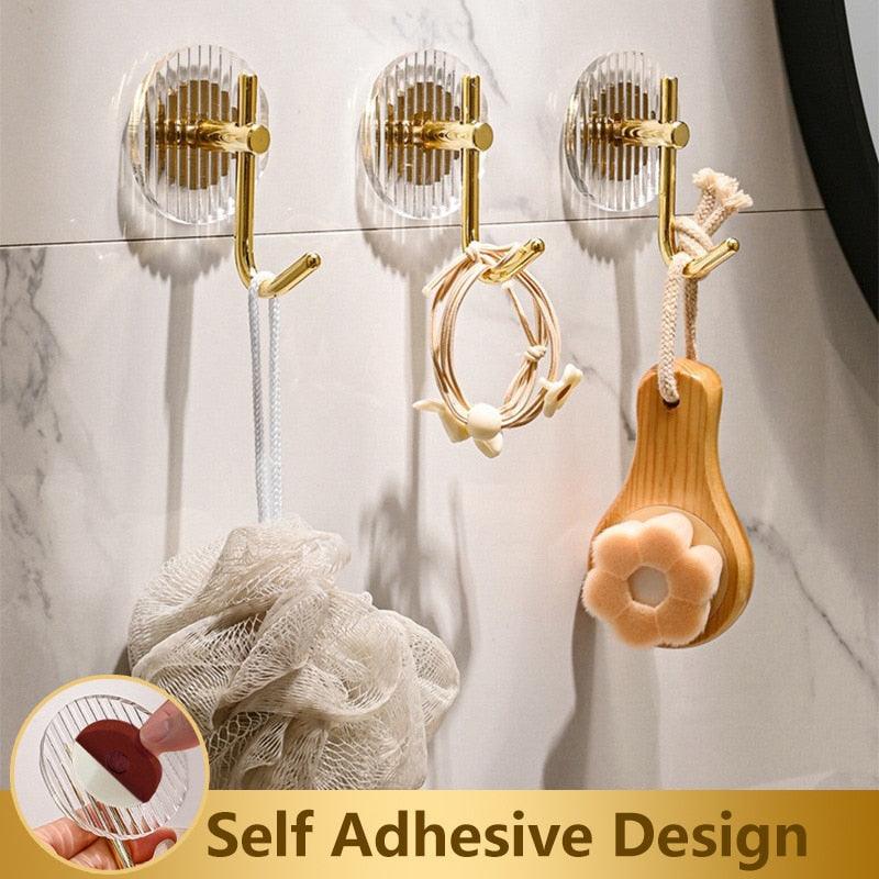 Acrylic Self-Adhesive Wall Hooks