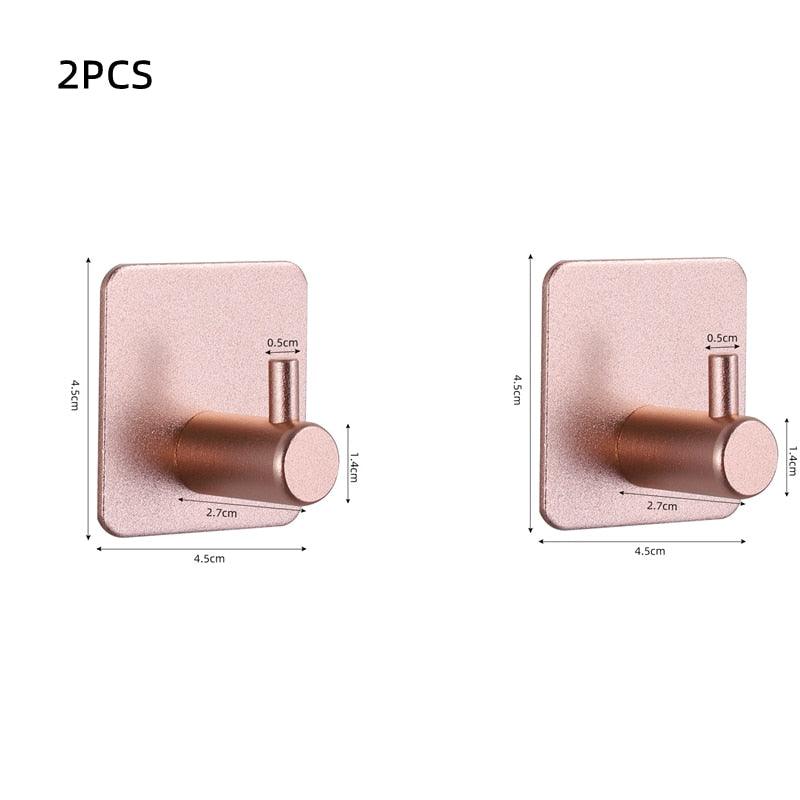 Adhesive Wall Hooks for Bathroom & Kitchen