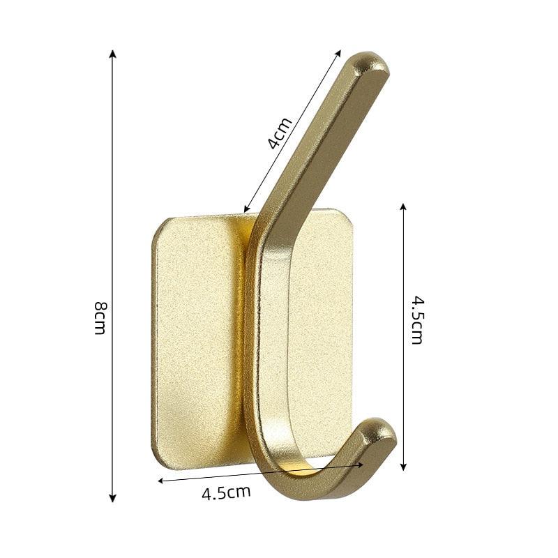 Adhesive Wall Hooks for Bathroom & Kitchen