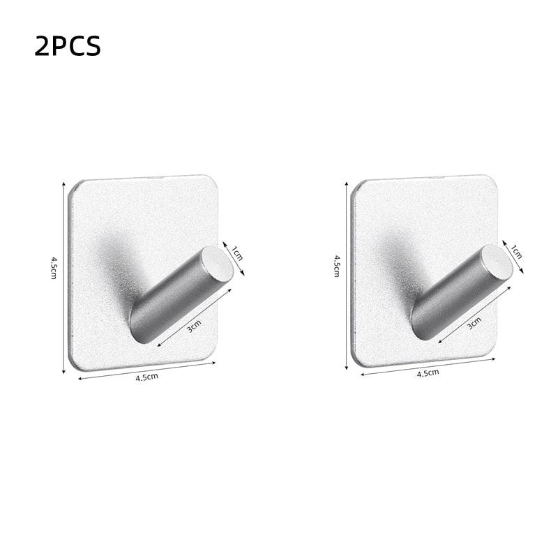Adhesive Wall Hooks for Bathroom & Kitchen
