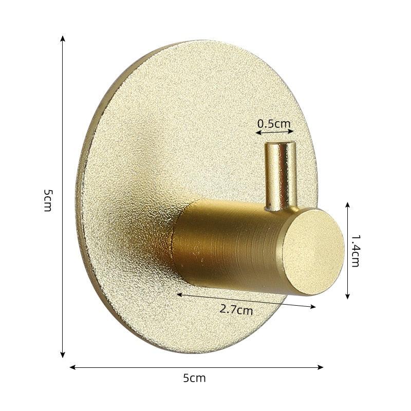Adhesive Wall Hooks for Bathroom & Kitchen