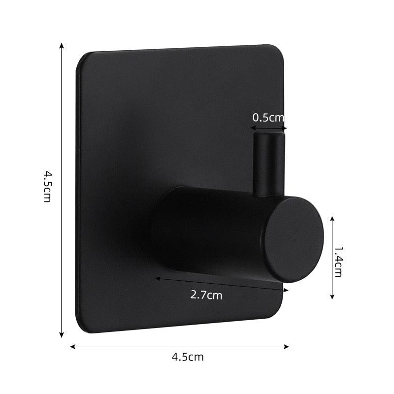 Adhesive Wall Hooks for Bathroom & Kitchen
