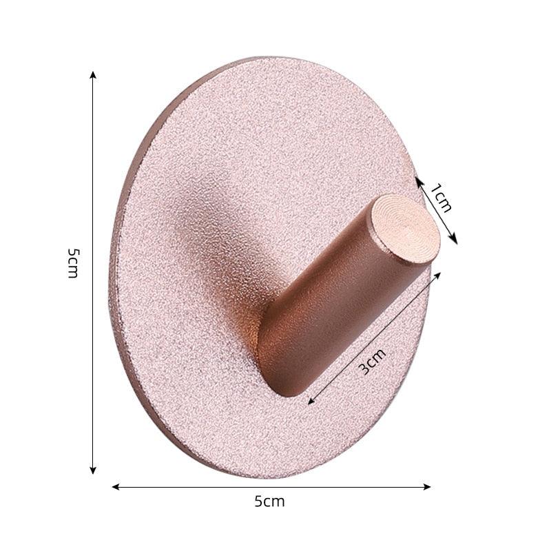 Adhesive Wall Hooks for Bathroom & Kitchen