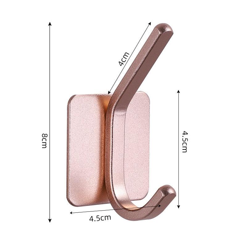 Adhesive Wall Hooks for Bathroom & Kitchen