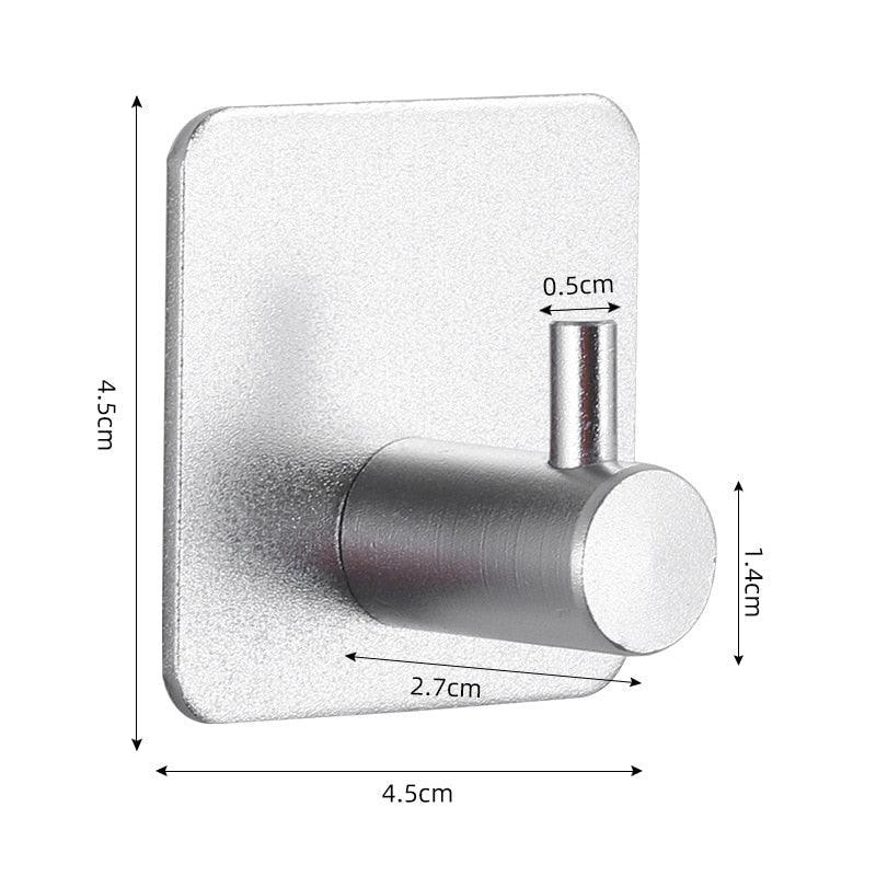 Adhesive Wall Hooks for Bathroom & Kitchen
