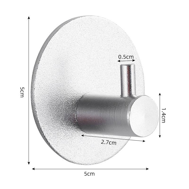 Adhesive Wall Hooks for Bathroom & Kitchen