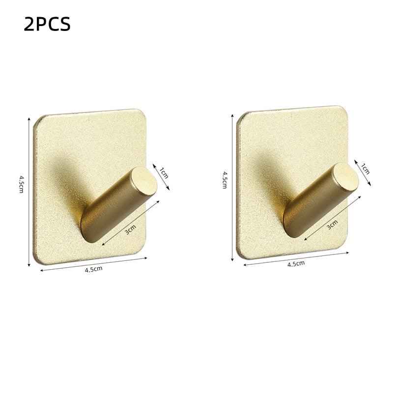 Adhesive Wall Hooks for Bathroom & Kitchen