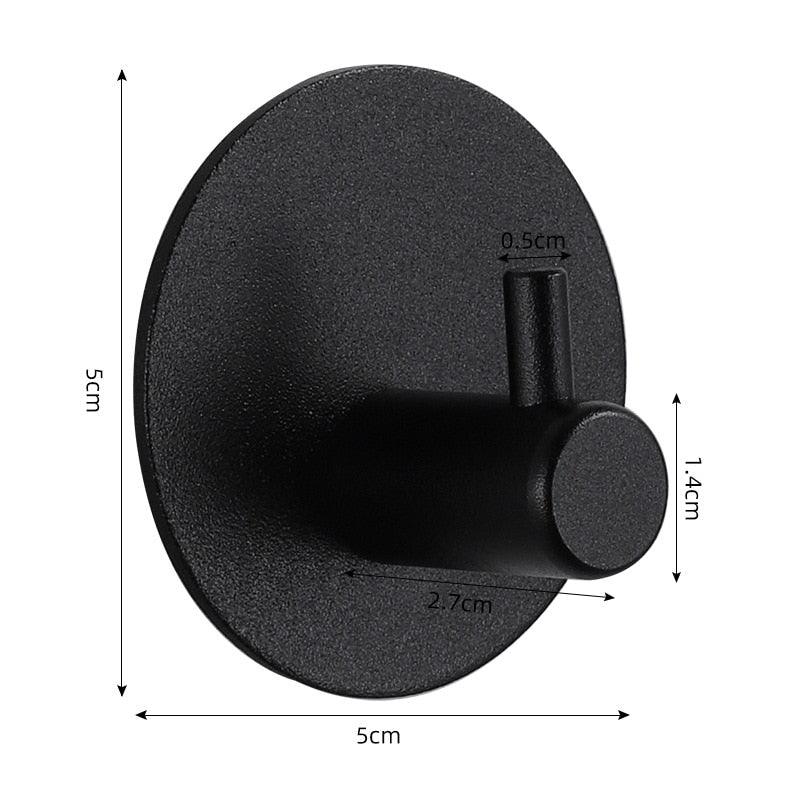 Adhesive Wall Hooks for Bathroom & Kitchen